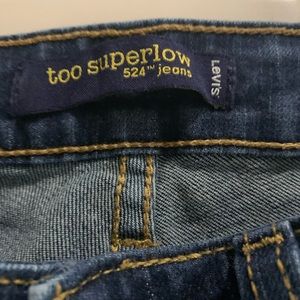 Levi “too superlow” 524 jeans